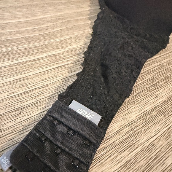 Aerie Black Lace Strapless Bra - Picture 5 of 7